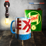 mug exxon effet bidon rouillé