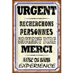 urgent merci 20x30