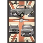 plaque en relief austin mini morris