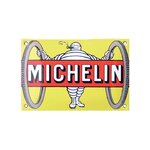 plaque émaillée michelin pneus