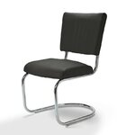 chaise rétro vinyle noir de Diner