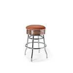 tabouret chromé Palace 66wp beige terra