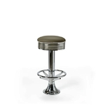 tabouret a ancrer casey 77wp chromé vert navy
