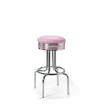 tabouret de bar pivotant airline 77mp lilas