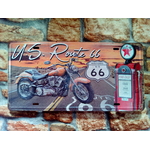 Plaque dimmatriculation Route 66