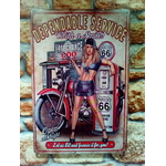 Plaque pin-up dependable service