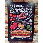 Plaque déco Sandwich