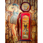 Plaque pin-up pompiste