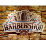 Plaque enseigne barbershop