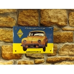 Plaque émaillée Renault Dauphine