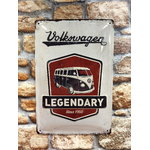 Plaque Vw Combi legendary