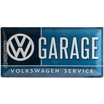 plaque rétro tole metal volkswagen garage