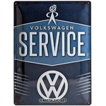plaque métal décoration volkswagen service vintage garage collection émaillée