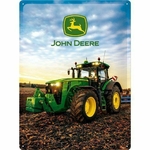 plaque métal john deere tracteur case ih new holland