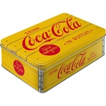 boite à sucre métal coca cola publicité déco rétro émaillée