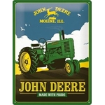 plaque déco John deere vintage