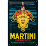 plaque métal martini vermouth