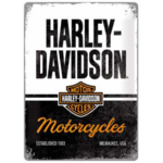 plaque métal Harley motorcycles