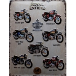 plaque métal royal enfield