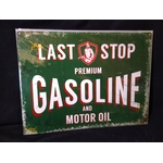 plaque vintage garage gasoline