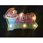 enseigne love cupcake