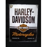 PLAQUE HARLEY MOTO RETRO