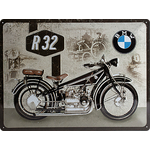 plaque metal deco bmw r32