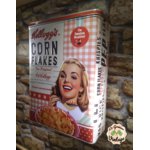 boite rangement métal kelloggs retro