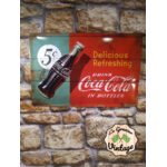 plaque publicité coca cola rétro
