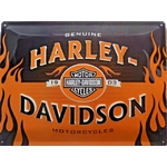 plaque métal harley-davidson 30x40