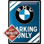 plaque bmw logo metallic edition