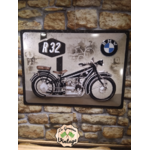 plaque moto bmw r32 30x40