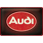 plaque métal logo audi sunshine