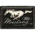 plaque métal ford mustang cheval