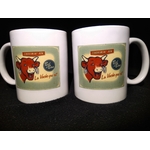 mug céramique vintage la vache qui rit