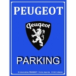 plaque-metal-deco-peugeot-parking