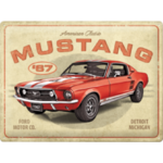 plaque ford mustang vintage muscle-car