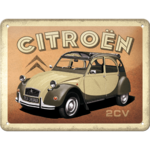 plaque citroen 2cv