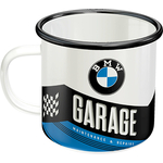 tasse émaillée bmw garage
