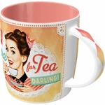 mug céramique vintage retro thé