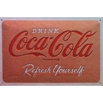 plaque_coca_refresh_metal_collection_vintage