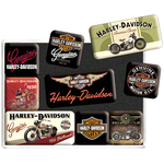 magnets harley davidson rétro vintage