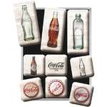 magnets coca-cola bottles rétro design