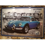 plaque métal voiture alpine A110