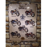 plaque métal royal enfield vintage