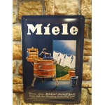 plaque publicitaire vintage miele