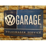 plaque métal garage service volkswagen