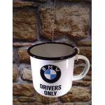 tasse mug émaillé bmw publicitaire