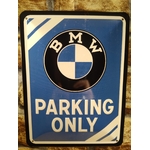 plaque parking only bmw