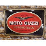 plaque métal moto guzzi motorcycles